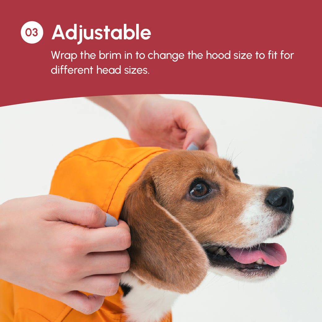 Tribeca adjustable velcro raincoat - Burgundy