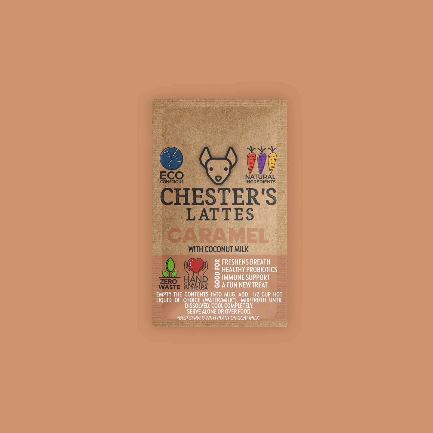 3 NEW CHESTER'S LATTÉ DOG TREAT FOR HEALTHY OMEGA FATS