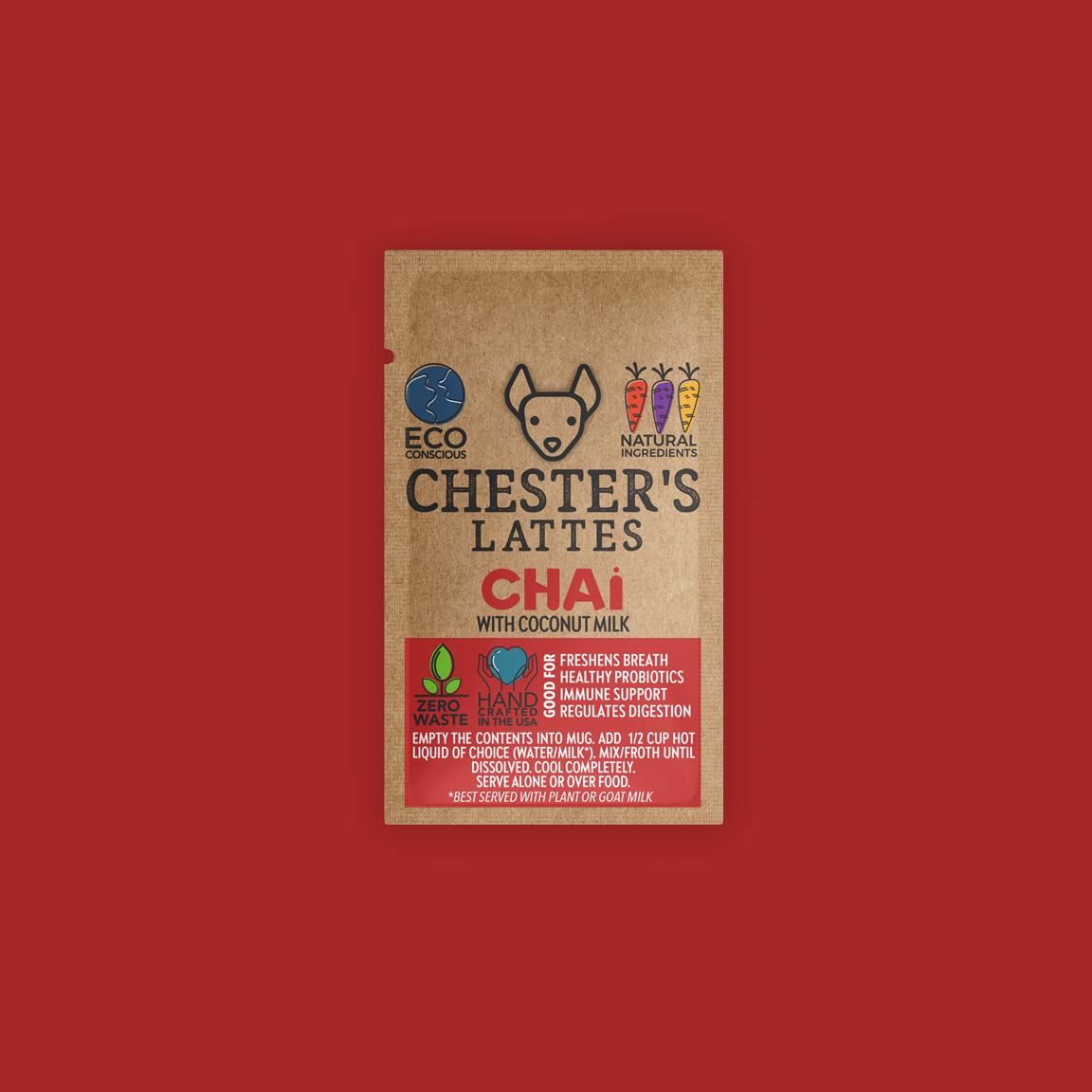 3 NEW CHESTER'S LATTÉ DOG TREAT FOR HEALTHY OMEGA FATS